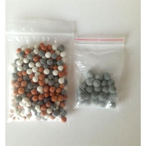 Zloog Replacement Bio-active balls for Ionic Filter Shower Head Water Purification Beads Negative Ions Ceramic Stones