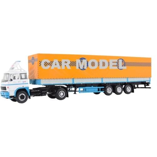 1:43 Alloy Russian Liaz-100 Maz-9758 truck Model Of Childrens Toy Car Original Authorized Authentic Kids Toys