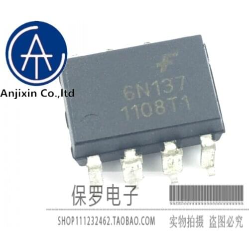 10pcs 100% orginal and new optocoupler optoisolator 6N137 SOP-8 spot real stock