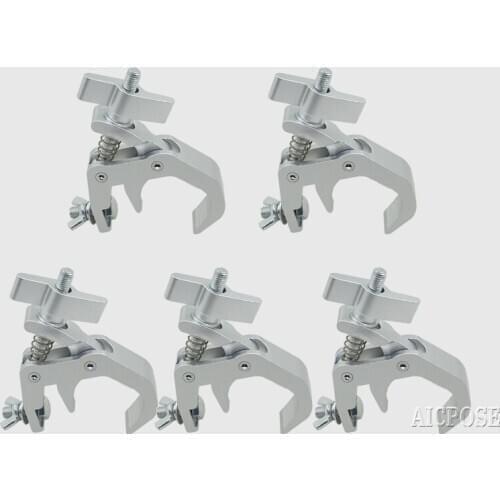 5Pcs/lots LED Par Beam Hooks Aluminum Stage Lights Hook Club Hanging Clamp Professional Disco DJ Equipment LED Stage Lights