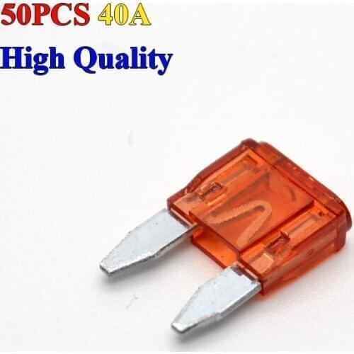 50Pcs/Lot New Brand Hot Sale Small Type 40A Auto Car Boats Suv Fuse Blade