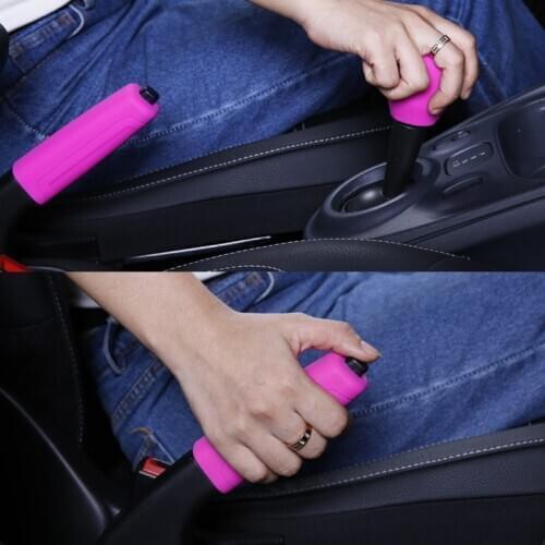 Car Gear Shift Cover Parking Lever Non-slip Interior Decoration Car Styling Accessories For Mercedes Smart 453 fortwo forfour