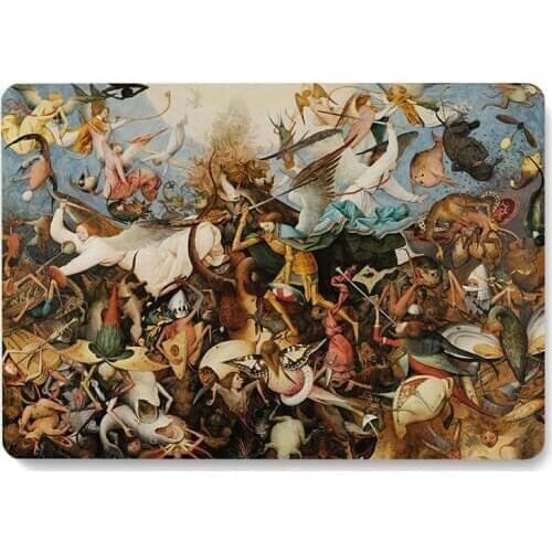 The Fall of the Rebel Angels Pattern Laptop Case For MacBook Retina Air 11.6 12 13.3 New Pro 15.4 16 inch Cover shell