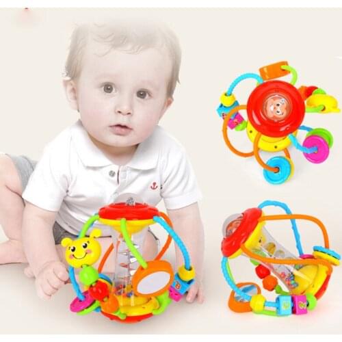 Baby Rattle Activity Ball Rattles Educational Toys For Babies Grasping Ball Puzzle Playgro Baby Toys 0-12 Months climb Learning