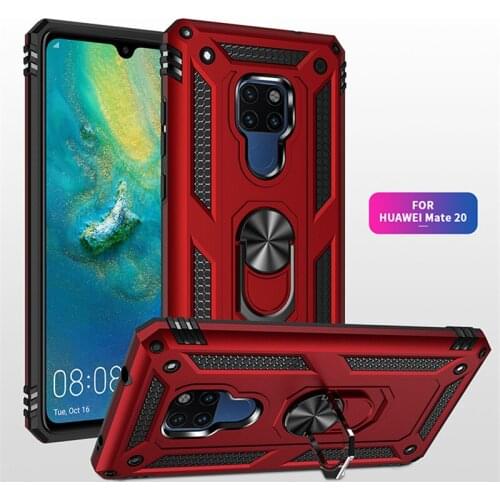 For Huawei Mate 20 Case Magnet Car Ring Stand Holder Case For Huawei Mate 20 Mate20 HMA-L09 HMA-L29 Silicone Bumper Funda Coque