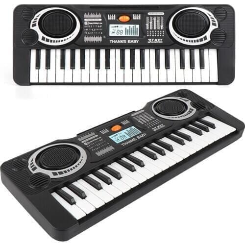 ABS With Loud Speaker Electronic Keyboard Piano Musical Instrument Electronic Organ Portable Keyboard Instruments 37 Key