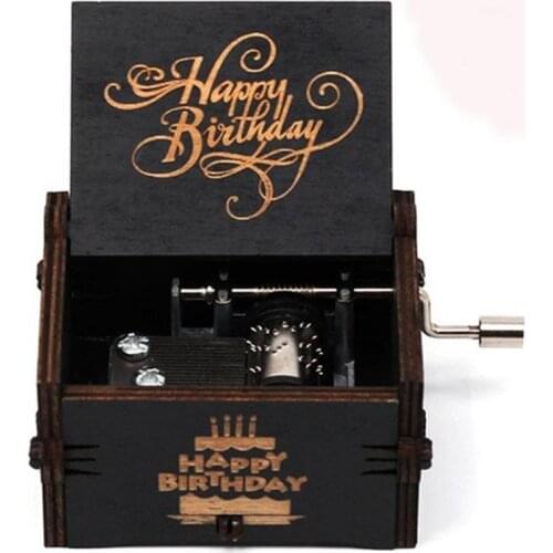 Hot Jurassic Park Hand Crank Music Box Beauty and The Beast Queen Sailor Moon Musical for Birthday Christmas Gift Home Decor