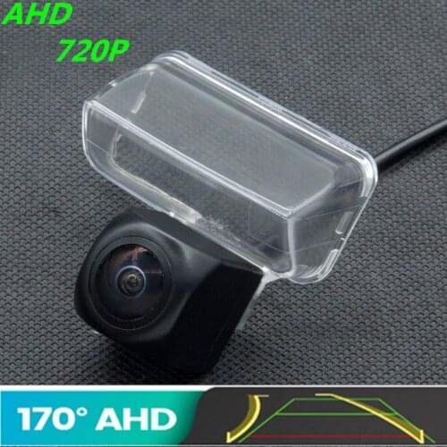 AHD 720P Trajectory Fisheye Car Rear View Camera For Peugeot 206 2001-2008 307 2003.-2010 407 207 Reverse Vehicle Camera