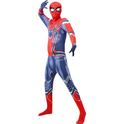 Halloween cosplay suit kids adult spider costume man bluey anime miles morales fantasia red costume