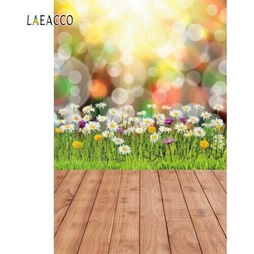 Laeacco Landscape Of Nature Floret Celebration Party Photography Backgrounds Customizable Backdrops Props For Photo Studio