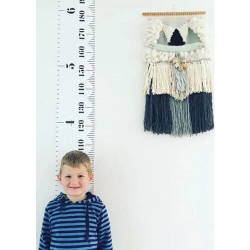 Children Height Measure Ruler Wall Hanging Type Kids Growth Chart Table Home Decor for Kids Boy Girl Kindergarten Measure