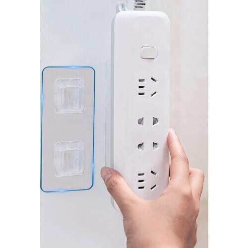 Multi Purpose Suction Cup Storage Holder Transparent ABS/PS Waterproof Buckles Single Row/Double Row Wall Hanger Hooks