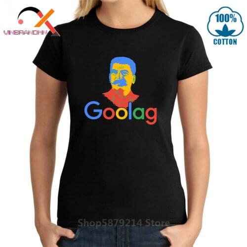 Soviet Leader Cotton O-neck Custom Printed Tshirt Men T shirt Goolag Stalin Gulag Meme Political Dark Humor Goolag Women T-Shirt