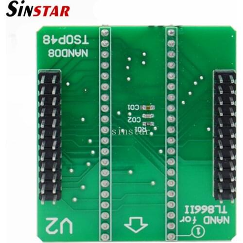 NAND TSOP48 FIXED V2 adapter board for XGecu TL866II Plus USB Universal Programmer SPI Flash no including TSOP48 ZIF socket