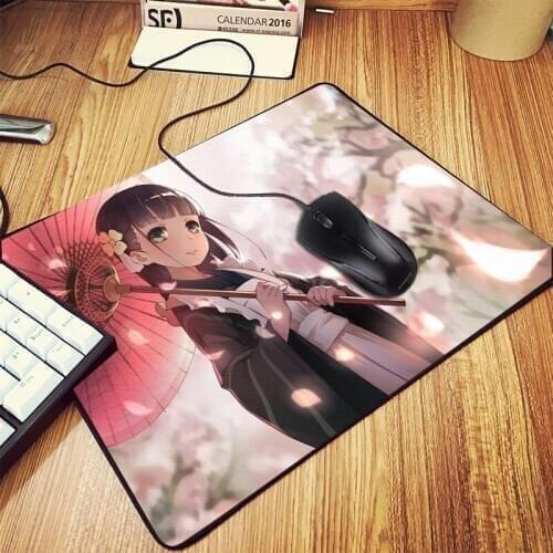 Mairuige Hot Anime mousepad Is The Order A Rabbit Ujimatsu Chiya and Kafuu Chino Pc Table Desk Mat for Anime Lolicon Mice Mat