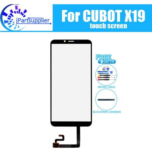 CUBOT X19 Touch Screen Panel 100% Guarantee New Original Glass Panel Touch Screen Glass For CUBOT X19 + Tools