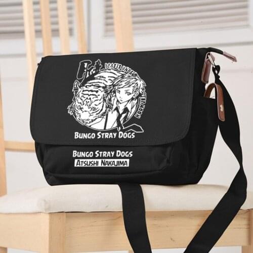 Anime Bungo Stray Dogs Cosplay Unisex Crossbody Messenger Students School Shoulder Bags Teenagers Travel Fashion Outdoor Gifts