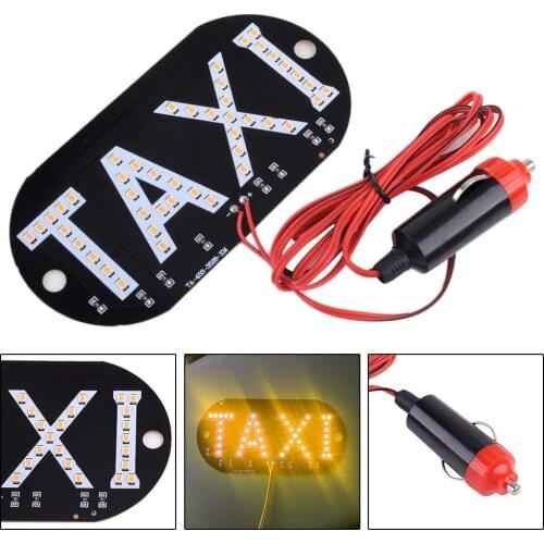 12V Taxi 45 LED LED Accessories CabRoof Inside Lamp Sign Light Vehicle