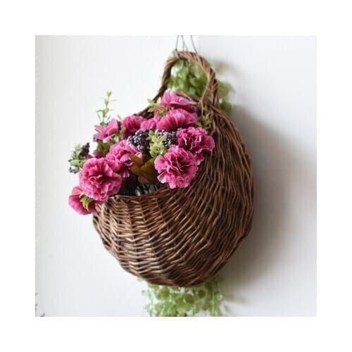 Creative home living room room wall decoration flower basket ornaments