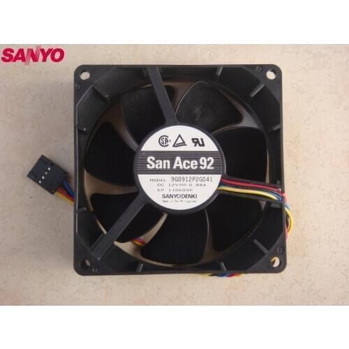 1pcs 9G0912P2G041 12V 0.88A 9032 90mm 90*90*32mm server cooling fan