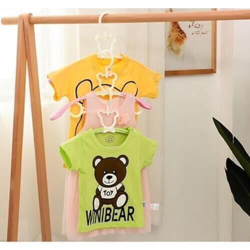 10 pcs/lot 30.5cm-42cm Size Adjustable Childrens Clothes Hangers Small Baby Hanger Infants Clothing Drying Kids Coat Hanger