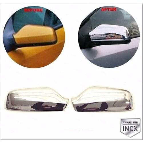 For Opel Astra G Chrome Mirror Cover 2 Piece 1998-2004 Stainless Steel Chromium Styling Accessories Modified