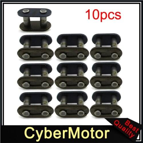 10x T8F Chain Spare Master Link For Mini ATV Quad 4 Wheeler Dirt Super Pocket Bike Motorcycle 2 Stroke 43cc 47cc 49cc