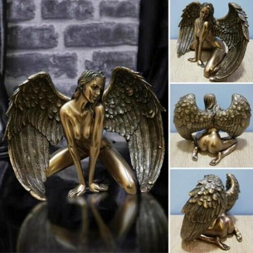 2021 Mini Redemption Angel Home Office Decor Statue Resin Sculpture Desktop Ornament Dropship