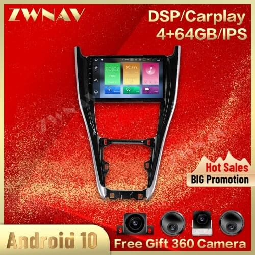 360Cameras IPS Screen For Toyota Harrier 2010 2011 2012 2013 2014 2015 2016 2017 Android Multimedia Player Audio Radio Recorder