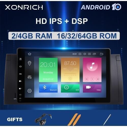 DSP 4GB 2Din Android 10 Car Radio For BMW X5 E53 BMW E39 multimedia Audio GPS navigation stereo NO DVD Player head unit 5 Series