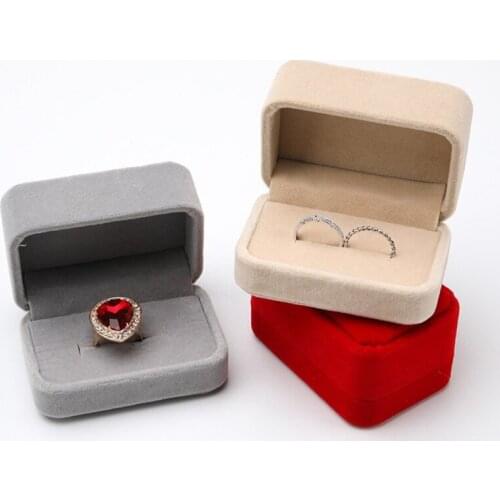Velvet Ring Gift Box Earrings Pendant Jewelry Box Wedding Engagement Proposal Birthday Anniversary Jewelry Display Box