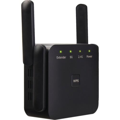 2.4G/5Ghz Wireless WiFi Repeater Booster 1200Mbps Wi-Fi Amplifier Signal Wi Fi Long Range Extender 802.11ac Access Point