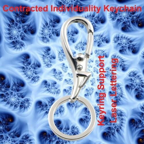 Punk Fashion Biker Individuality Contracted Keychain Keyring The Car Keychain Mountaineering Buckle Bag Accessories 3P009KC