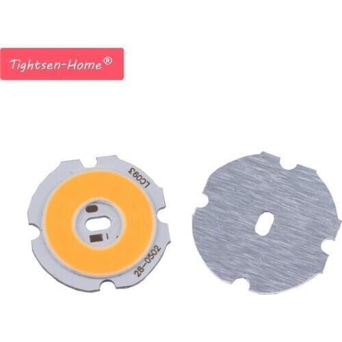 10PCS 5W COB beads 28mm Led Source Diodes Surface Light for Led Bulb Spotlight Street Led Lamp DC 15-17V 3000K Warm White