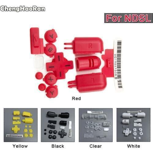 ChengHaoRan Multi colors Replacement ABXY L R D Pad Cross Button Full Button Set For Nintendo DS Lite For NDSL Buttons