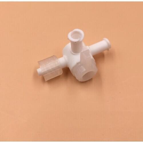 10pcs Large format printer CISS ink system manual valve 3 ways for Flora Mimaki Roland Eco solvent / printer valves white