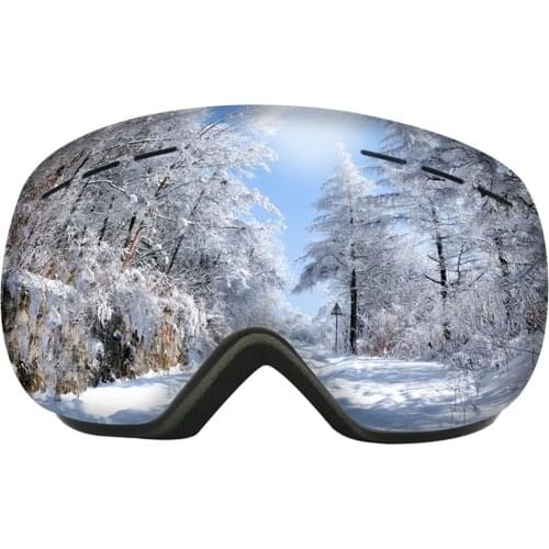 Ski Goggles Double Layers UV400 Windproof Anti-fog Sand Control 3-Layer Electronic Cotton Skiing Snow Men Women Snowboard Goggle