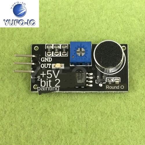 Free Ship 1PCS Sound Detection Sensor Module Sound Sensor Smart Car Horn