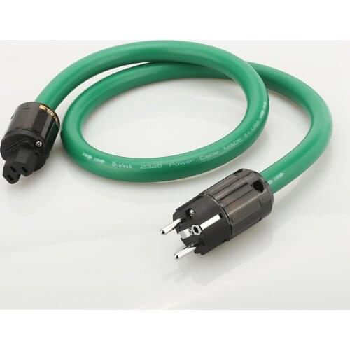 New P108 Free shipping Audiocrast 2328 power line HIFI POWER CABLE Power Cord with EU Plug AC cable line hifi