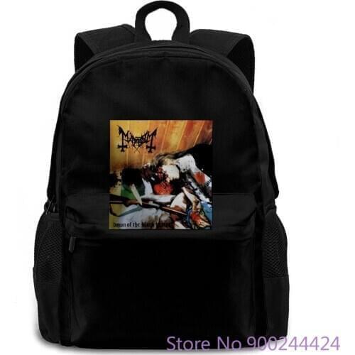 New Popular Mayhem Dawn of The Black Hearts Black women men backpack laptop travel school adult student