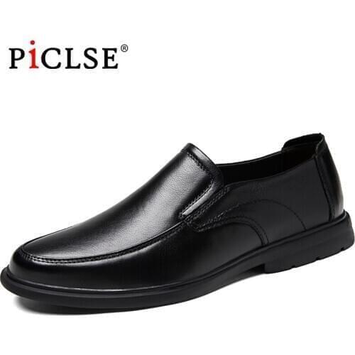 Genuine leather shoes Men loafers Large size Black Leather casual shoes Men flats Breathable Men shoes Moccasins zapatos hombre
