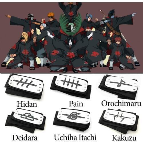 Wholesale Headband Leaf Village Logo Headband Cosplay Costume Accessories For Women Men Cosplay Jewelry Gift