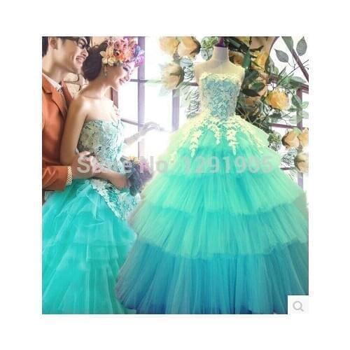 Light blue ruffles lace medieval dress ball gown sissi princess Medieval Renaissance Gown queen Costume Victoria Belle ball gown