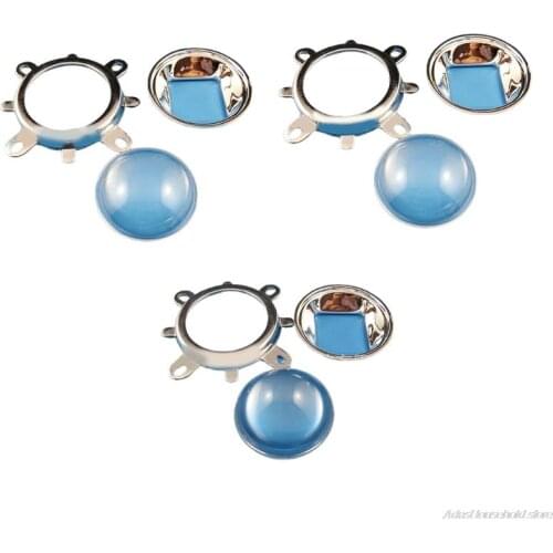 LED Lens Optical Glass 44mm + 50mm Reflector Collimator Houseing + Fixed Bracket with Holder 20W-100W LED Light Lamp wholesales