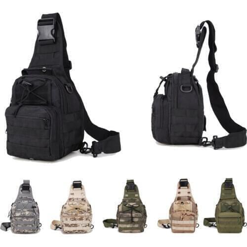 Molle Tactical Bag Men Shoulder Crossbody Bag Hunting Military Camouflage Backpack Camping Travel Hiking Backpack