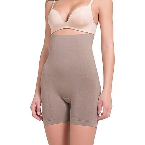 Ultralight Seamless Shapewear for Women Tummy Control High-Waisted Power Short Waist Trainer Body Shaper Girdle Shaping Panties