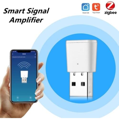 1 PCS Tuya Smart Zigbee Signal Amplifier Repeater WiFi Long Range Extender Tuya Enhanced Amplifier Enhancer Repeater