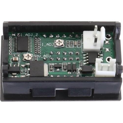 DC 100V 10A 50A 100A Voltmeter Ammeter Blue + Red LED Amp Dual Digital Volt Meter Gauge 7-110V