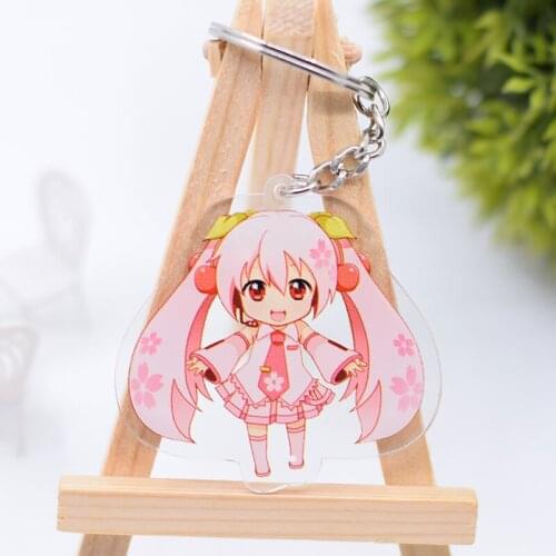 WL0031 Anime Keychain Acrylic Cartoon Keyring Accessories