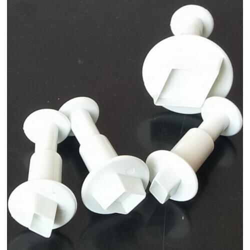 10sets Factory Supply Diamond Cake Fondant Plunger Cutter Mold Sugarcraft Fondant Cake Decorating Tools DIY Fondant Cake Molds